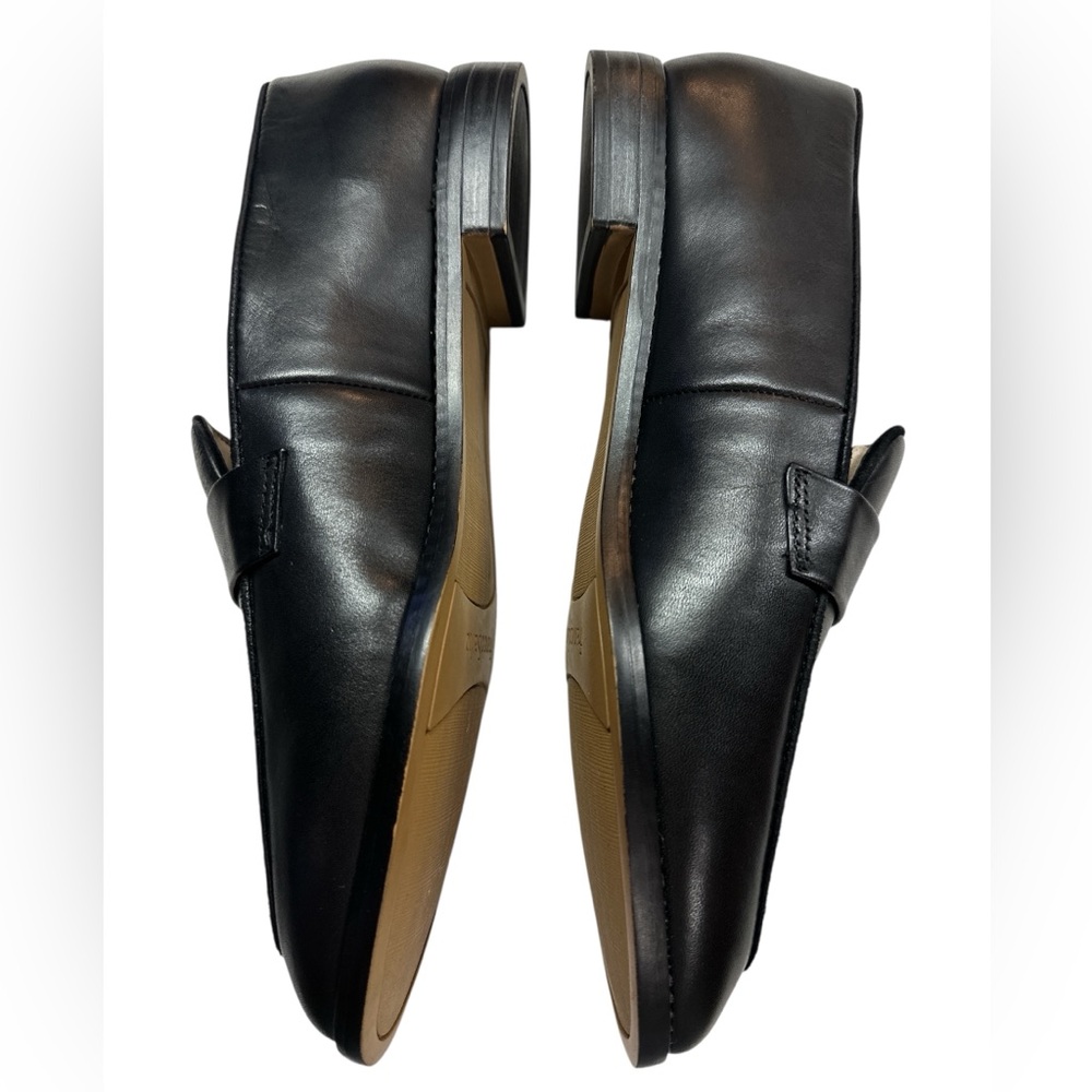 Franco Sarto L-Hudley Black Leather Slip-on Loafers NWOT 8.5M - Picture 3 of 8